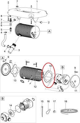 Motorhalter AquaAir 2021